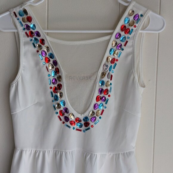 Urban Outfitters Reverse Bejeweled Skater Dress - M - Picture 2 of 8